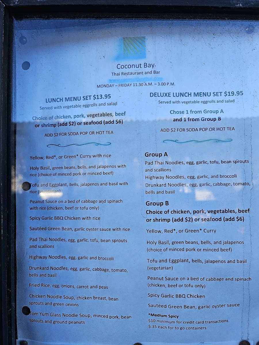 Menu Coconut Bay Thai Restaurant-1